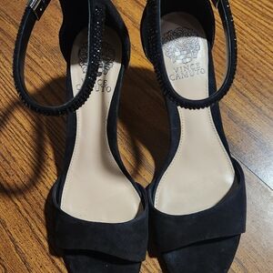 Vince Camuto Black Suede Heels